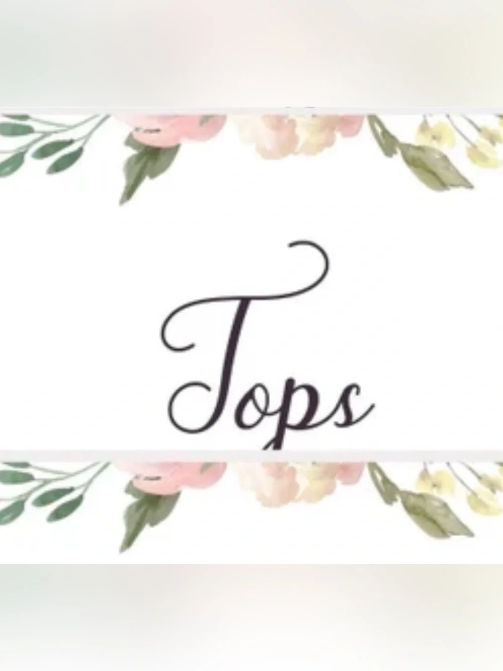 Tops - Women's Pink Floral Graphic Top